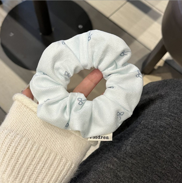少女心樱桃大肠发圈韩系蕾丝头绳高级感温柔丸子头皮筋发绳女特|undefined