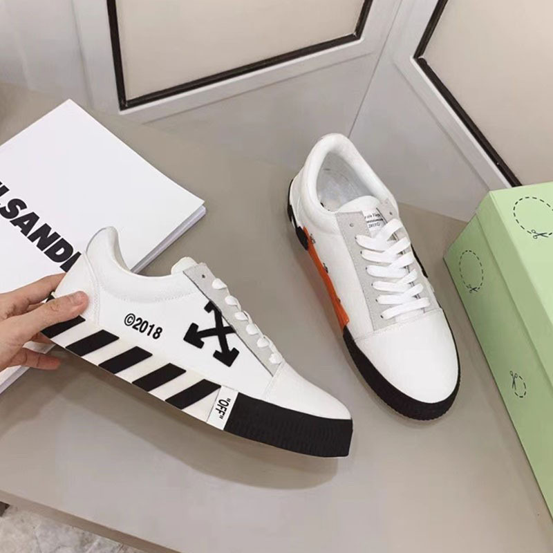 Comercio exterior nueva flecha cruzada zapatos blancos zapatos de hombre y mujer verano transpirable cuero genuino fondo grueso todo partido bajo tablero superior zapatos pareja