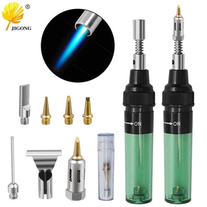 [便携式小型燃气烙铁 家用焊接维修烙铁工具 笔型瓦斯烙铁 喷火枪]