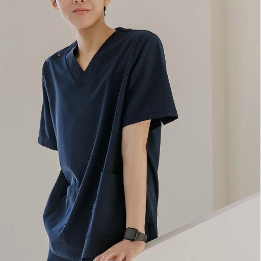 高級白衣長袖作業服女性手洗い制服韓国風口腔ドクター制服歯科スーツジャケット|undefined