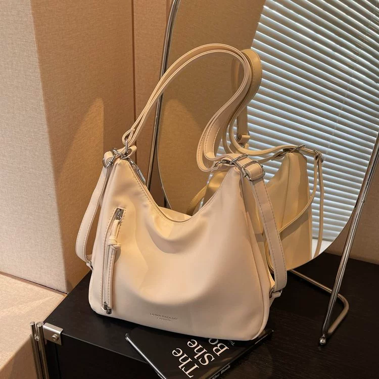 One-Shoulder Winter Bag, Korean Style, Retro Capacious Design, One Size