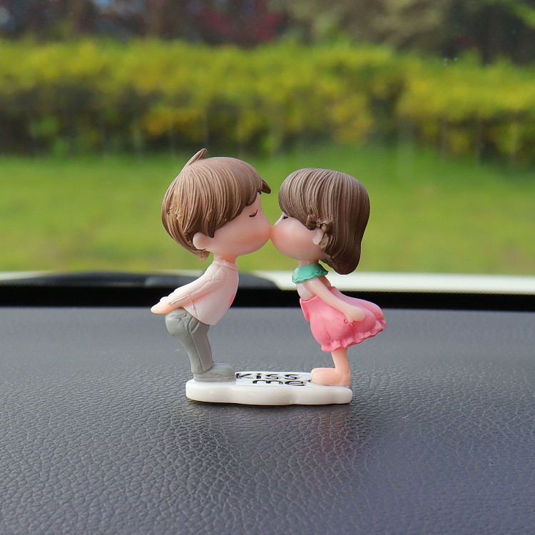 Celebridades de Internet, el mismo estilo, decoración de pareja de coche, joyería interior, decoración de consola central, espejo retrovisor de coche, decoración de pastel de pareja