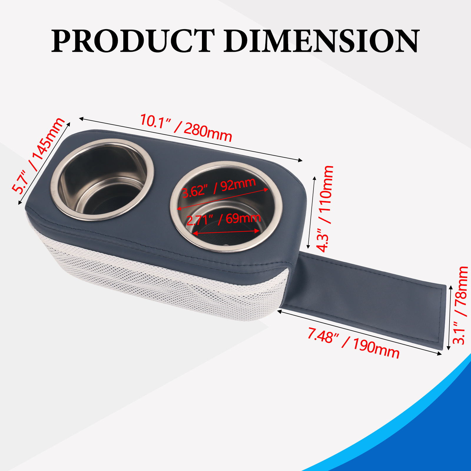 Car/Boat Water Cup Holder, Drink Holder, Cup Holder, Cup Stand, Yacht Rv Car Water Cup Holder