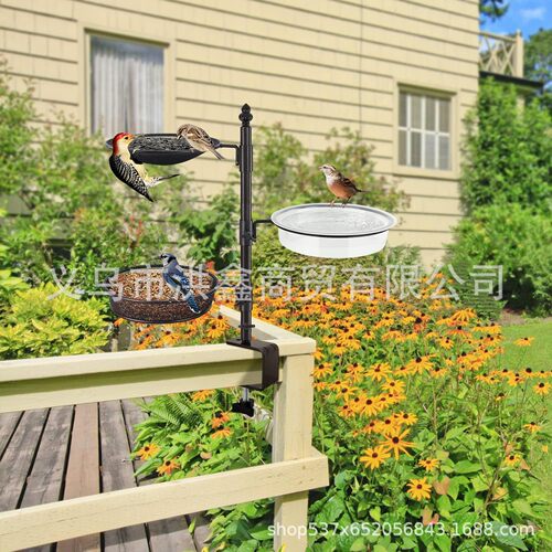 Bestselling Iron Bird Feeder Stand Outdoor Bird Bath Bracket Garden Courtyard Multifunctional Bird Feeder Rack Iron