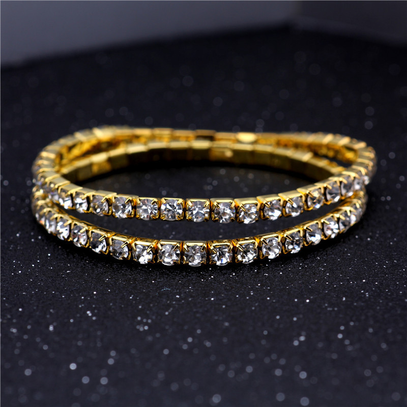 Simple Style Geometric Crystal Rhinestone Gem Bracelets display picture 28