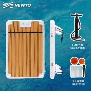 休闲娱乐水上浮排运动充气浮排户外玩水好物防滑浮台平台-阿里巴巴