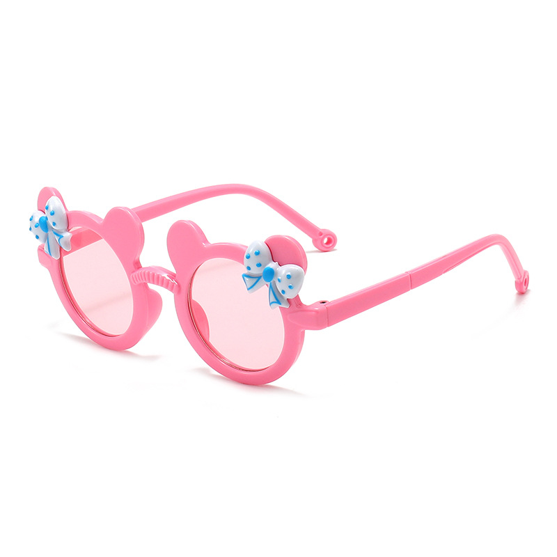 Gafas de Sol de Dibujos Animados para Niñas de Plástico y AC con Protección UV400 para Protección Solar y Viajes