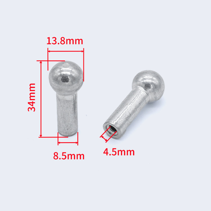 Φ14 볼 헤드 터미널 - 6MM 강철 와이어 로프 장착