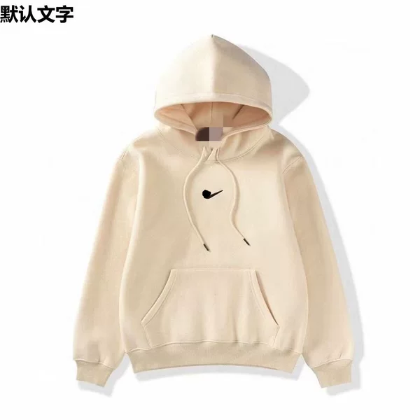 New Pure Cotton Embroidered Small Hook Terry Hooded Long-Sleeved Sweatshirt for Men and Women, Same Style Couple Wear, Loose Casual Large Size