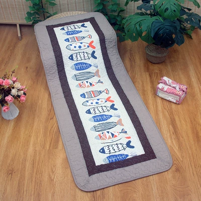 Avtomobil döşəmə paspasları: Anti-Slip Patchwork Living Room Mat - coffee-side-fish-bedside-mat-or-car-mat-for-rear-seat-50x135cm