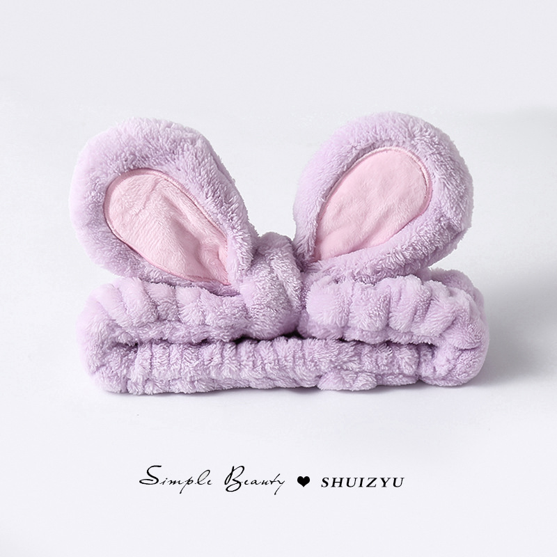 Máscara especial de banda de cabello de restricción simple de banda de cabello de lavado de la cara de mujer pinza de cabello rojo en línea 2025, nuevo toque de cabello otoño invierno