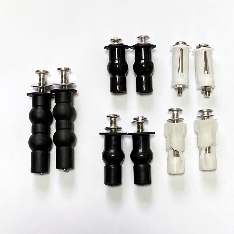 Factory Direct sales toilet lid fixing screw rubber expansion screw toilet lid fixing bolt