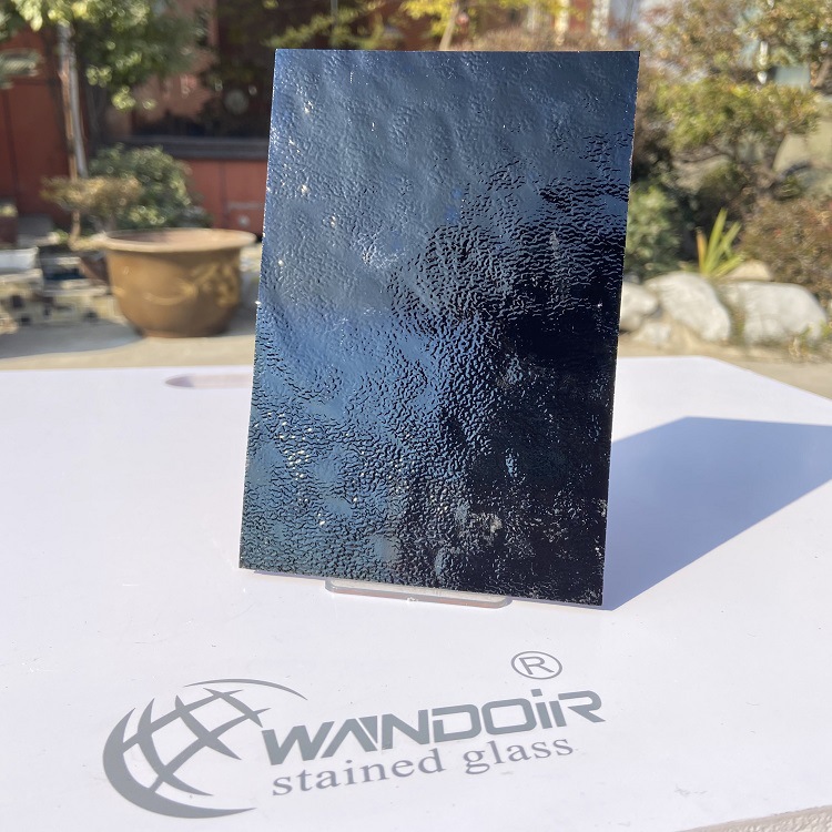 【厂家直销】纯黑色玻璃原片 彩色玻璃 教堂玻璃【412Y】