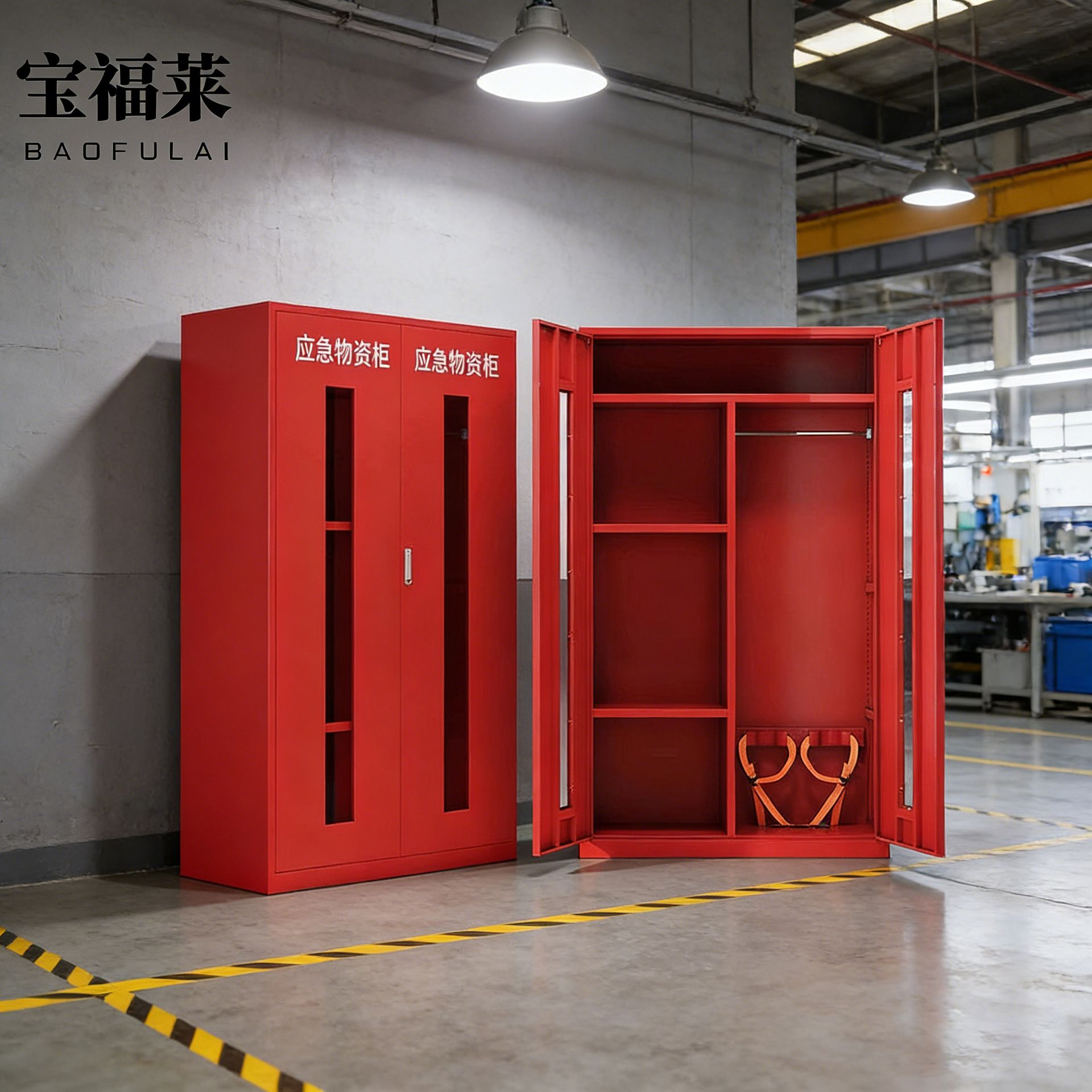 Emergency Supplies Cabinet, Fire Cabinet, Flood Prevention Supplies Cabinet, Emergency Accident Cabinet, Steel Fire Cabinet, Emergency Protective Equipment Cabinet