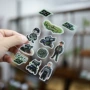定制尺寸卡通3d标签