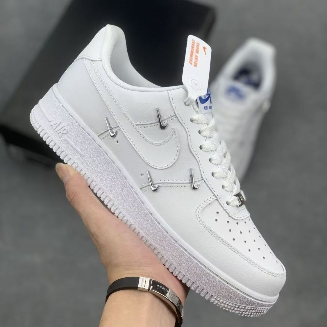 Zapatos Putian Air Force One Zapatillas bajas AF1 Zapatos blancos versión alta af1 Zapatos de pareja para hombres y mujeres Moda casual