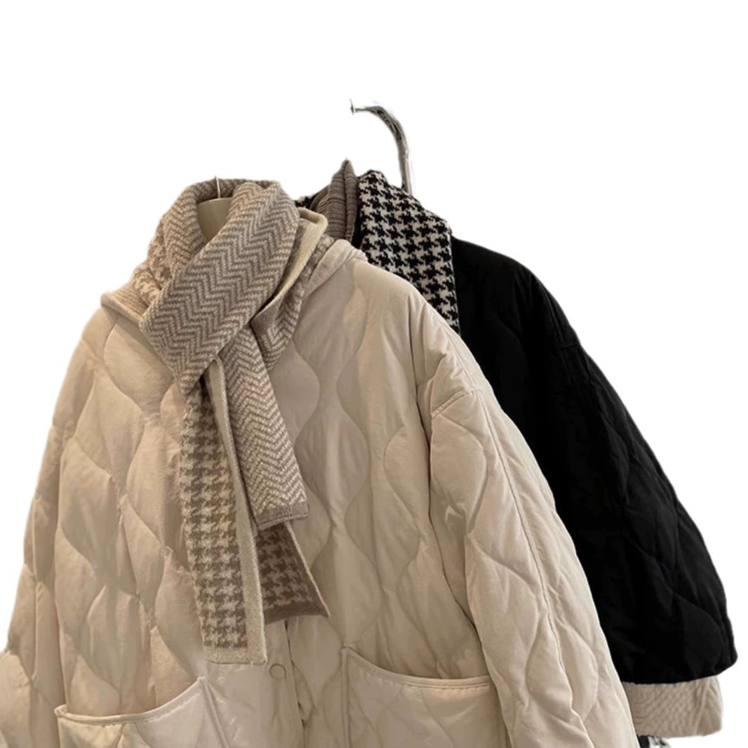 Down Jacket Korean Style, Lightweight Thin Down, Short Length, Warm, Sizes S–XL