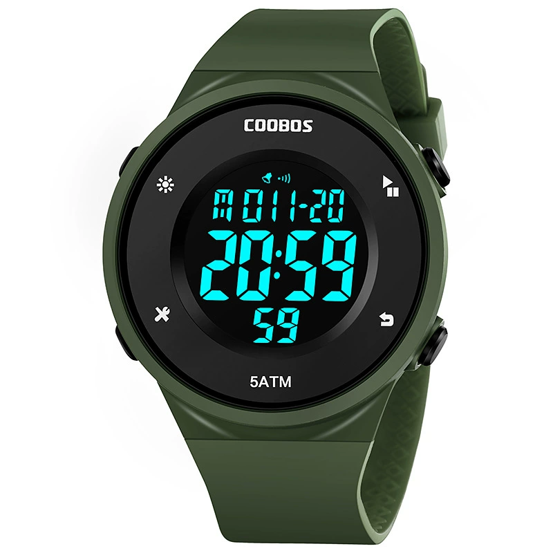 Coolbao часы студенческие спортивные часы водонепроницаемые LED ночи Электроника часы 0991