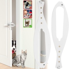 Cat Door Holder Latc 猫ドアホルダー 猫が逃げるのを防ぐドアリミットバックル 猫が出入りするドア