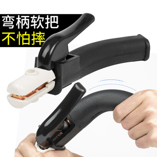 [not afraid of falling] bent handle electric welding pliers not hot hand anti-fall welding handle all copper 800A industrial pliers other