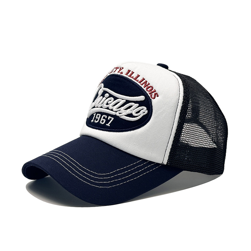 Vintage Trucker Cap For Men - Korean Style Breathable Mesh Hat_voghion.com