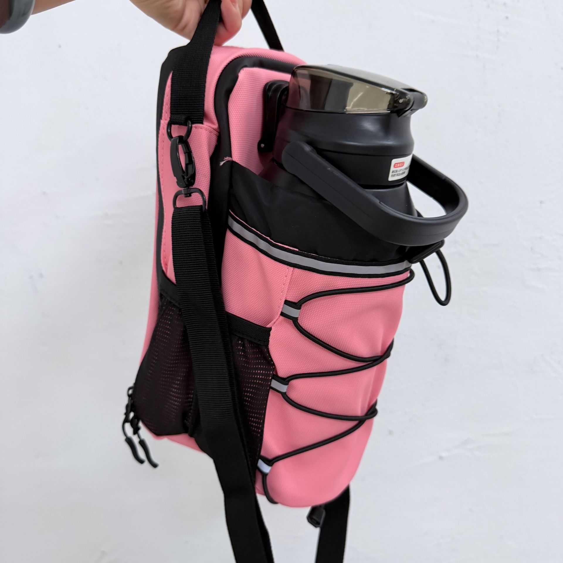 Bolsa magnética para botella de agua, bolsa cruzada para vaso de agua, bolsa de almacenamiento para teléfono y llaves para el gimnasio, stock disponible, resistente al agua con imán fuerte.