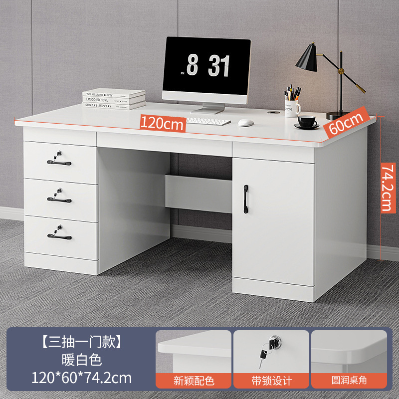 Mesa de oficina, mesa de jefe, mesa de computadora doméstica, escritorio, mesa de oficina moderna, mesa de personal, mesa, silla, mesa