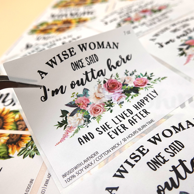 订做不干胶饰品背卡价格标签定做印刷包装盒logo商标贴纸定制