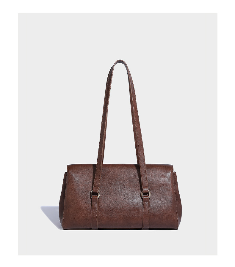 Grote capaciteit enkele schouder oksel met high-end gevoel, kralenhanger voor woon-werkverkeer, modieuze en veelzijdige handheld_voghion.com