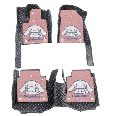 Coil Car Interior Cartoon Carpet Mats — Ayaqaltılar (Kovriklər) - cinnamon-dog-full-surround-foot-pads-upper-layer-of-snowiness