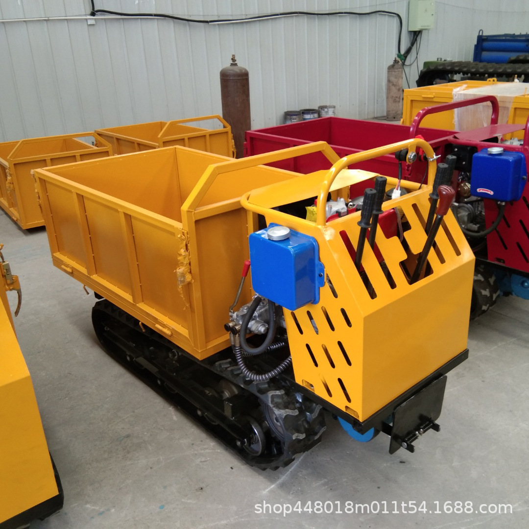 自卸木材农用爬山虎果园搬运四不像运输车厂家山区爬坡履带运输车