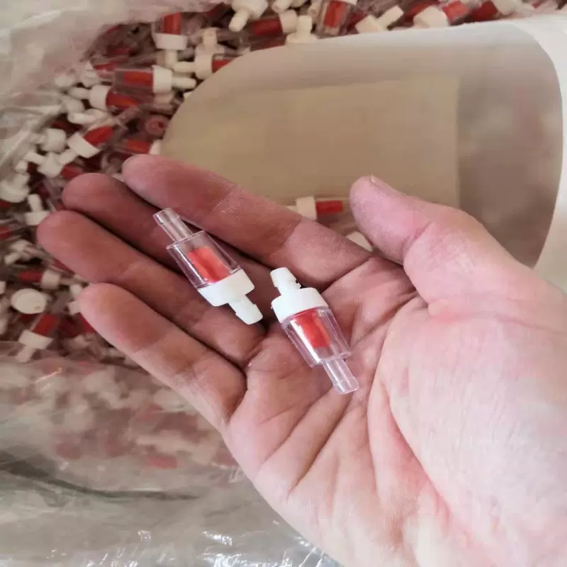 氧气泵止逆阀4MM宝塔接头鱼缸水族配件气管防倒流增氧单向阀