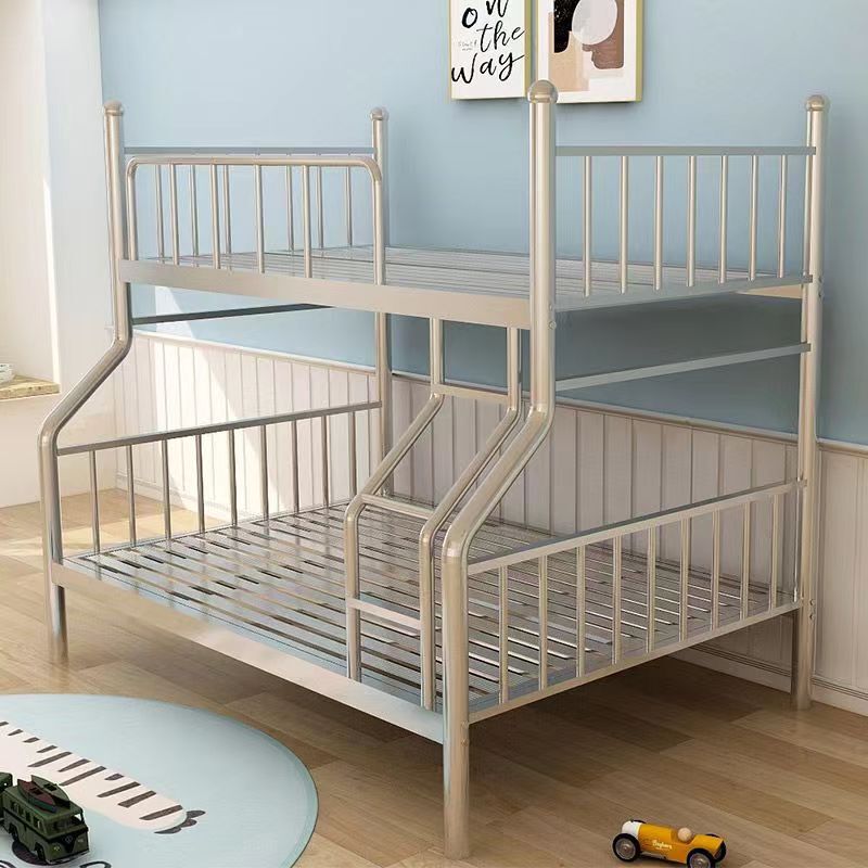 304 Stainless Steel Kidsren's Bunk Bed Household High and Low Bed Double-Layer Steel Frame Female Bed 1.2 Iron Frame Dormitory Bunk Bed