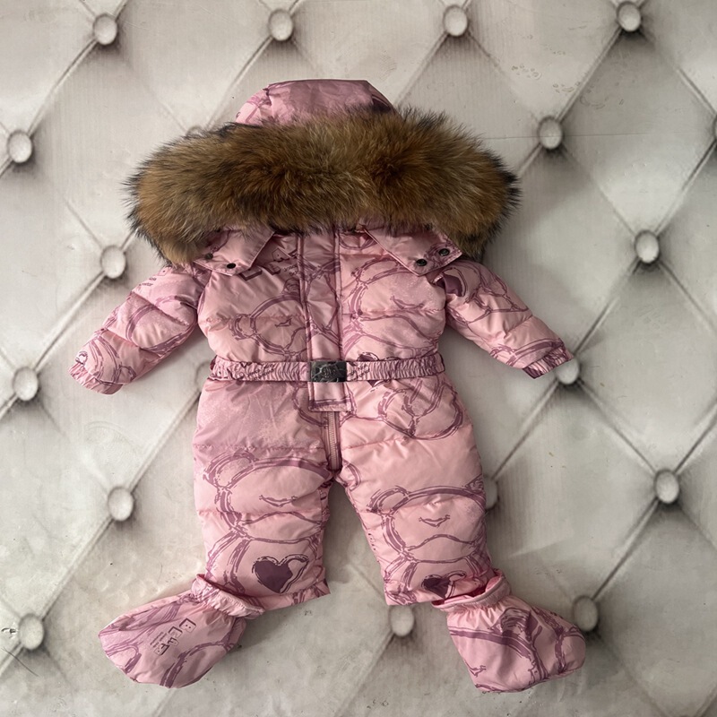 Cross-border Winter Men's Treasure Women's White Duck Down Jacket Children's Thickened Warm Casual Princess Children's Jacket