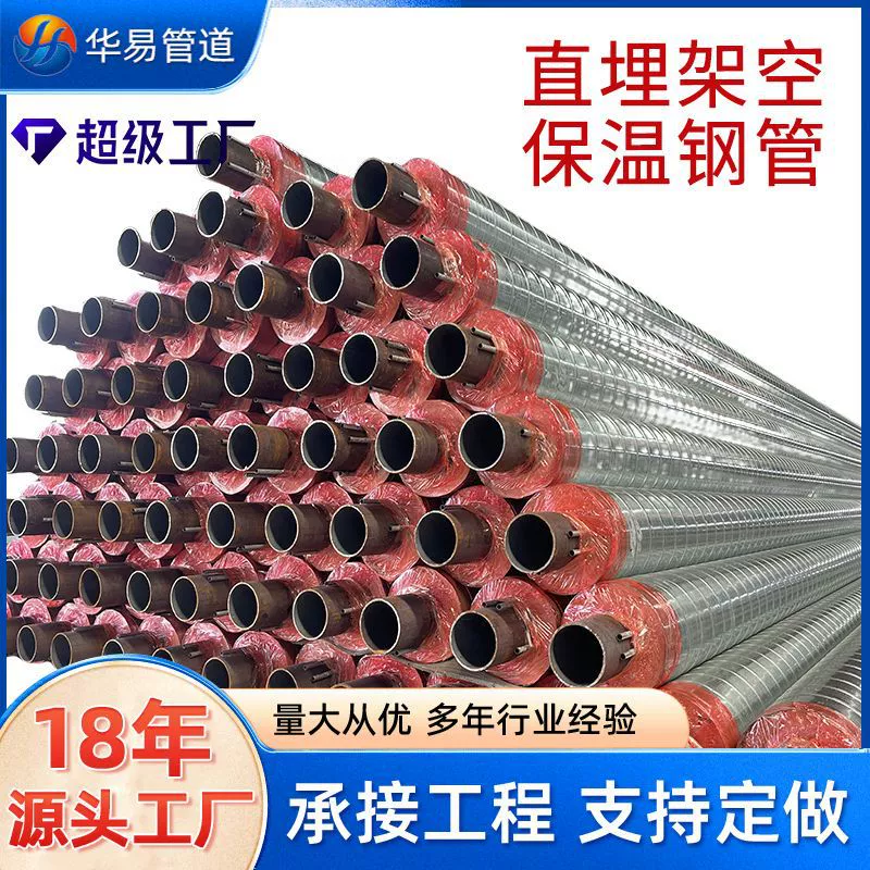 Производитель наружных оцинкованных стальных труб с полиуретановой изоляцией для жилых районов, труб с полиуретановой пенопластовой изоляцией для наружного применения