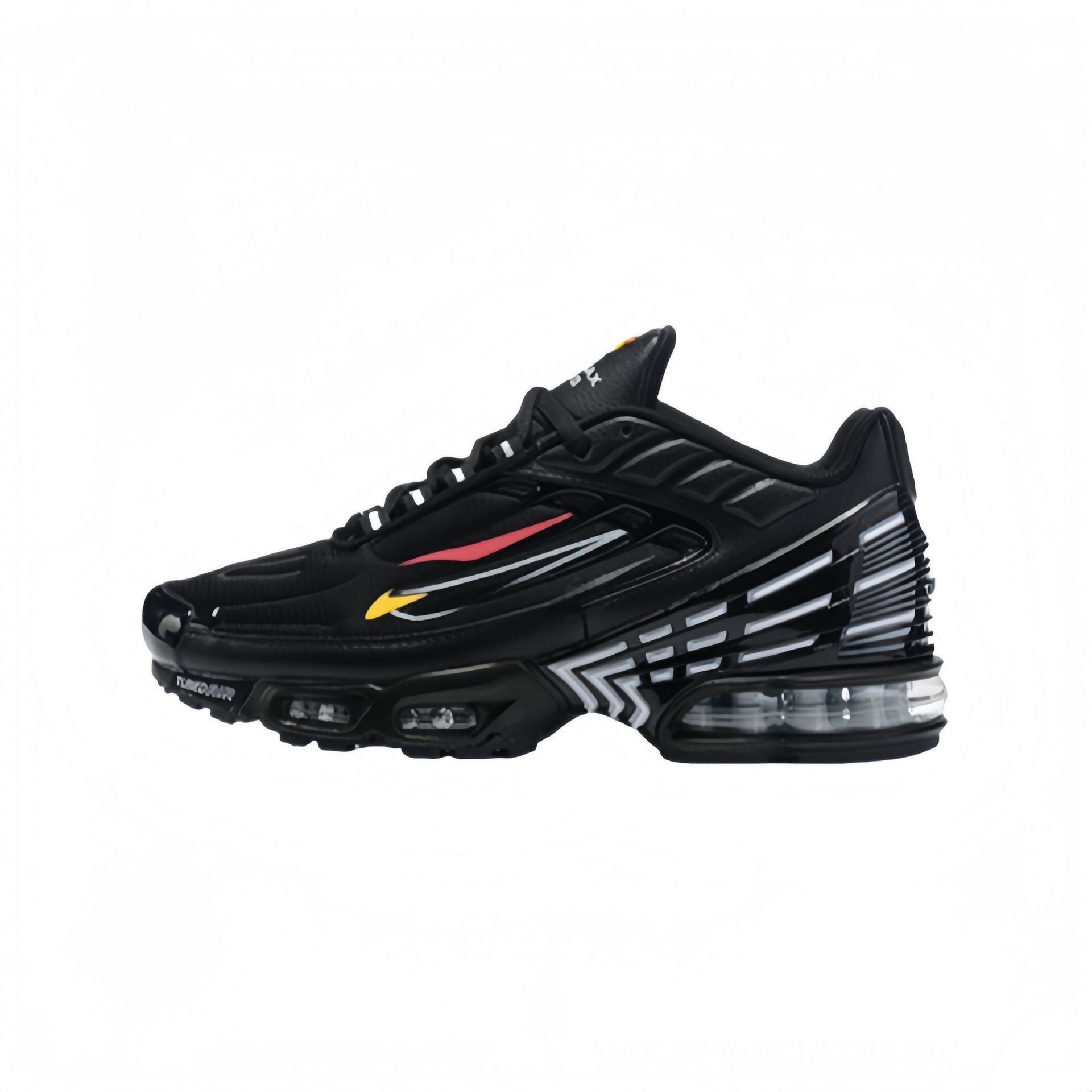 Tn Air-Cushioned Shoes Air Max 3Rd Generation Sports Shoes Men's and Women's Running Shoes Two-Color Stitching Running Shoes Lightweight Cushioning Shoes