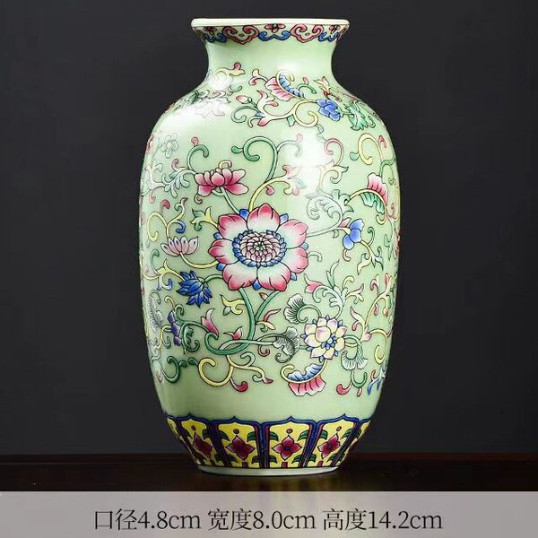 Ceramic retro enamel flower-shaped