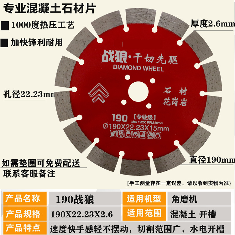 190 늑대 전사 개척자 넓히기 커터 헤드 22.23 홀 [전체 10 Get 1]