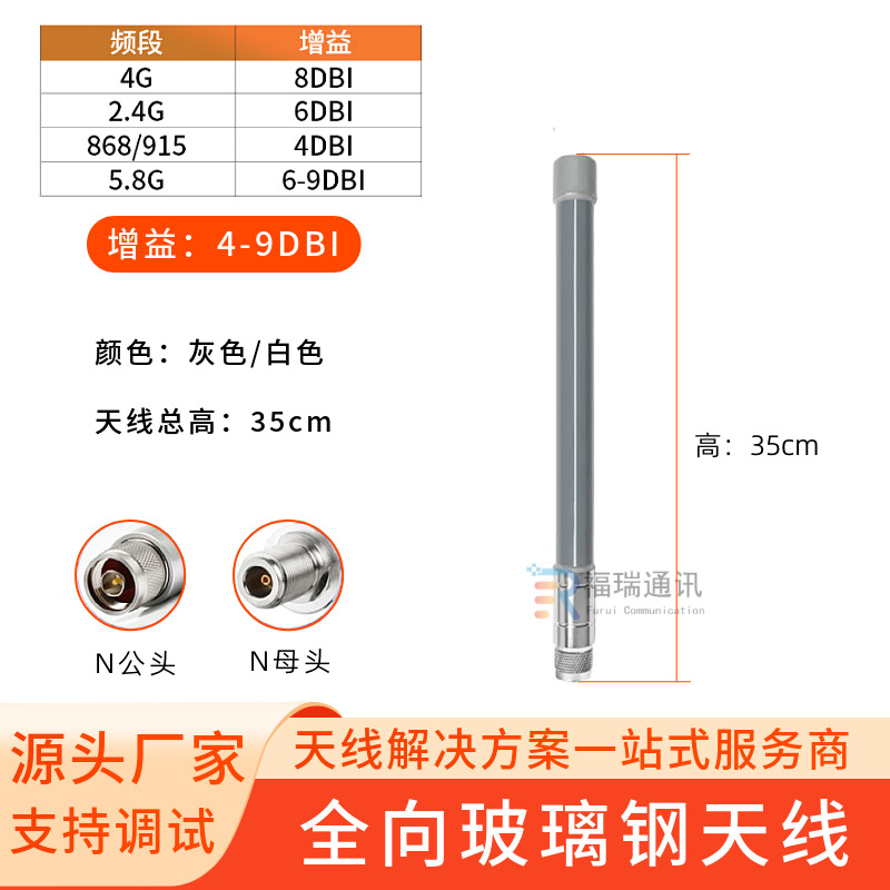 Fiberglass antenna 35cm