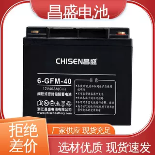 昌盛 6-GFMJ-40 eps应急电源 应急蓄电池 太阳能 发货迅速