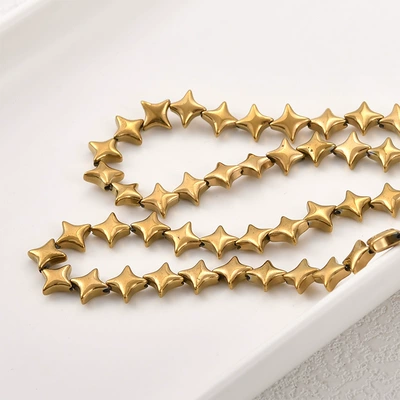 Zərgərlik ara hissələri: starburst shell rose spacer beads