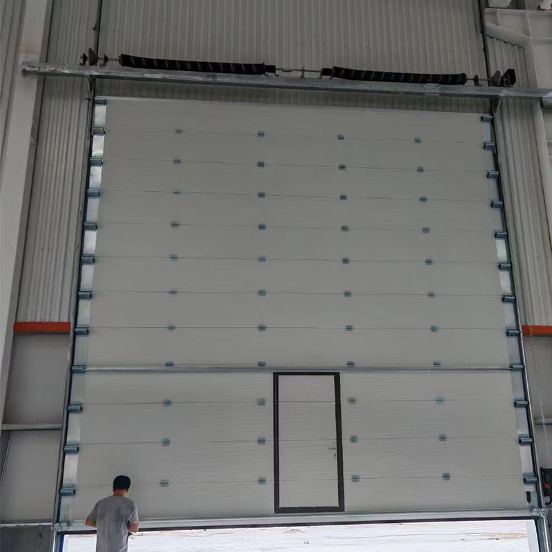电动工业提升门工厂滑升门钢制提升门库房车间快速堆积门