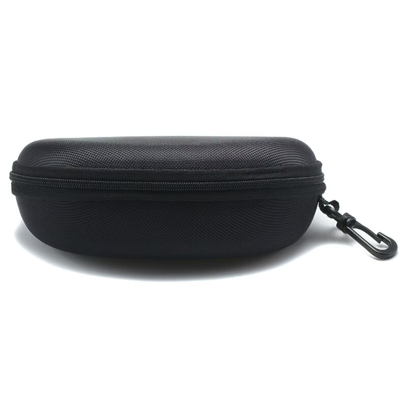 Sports Anti-pressure Large Sunglasses Case EVA Zipper Box Oxford Cloth Glasses Case Korean Style Large Portable Hook