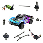 JJRC Q130C四驱短卡越野车无刷电调电机金属差速器传动轴原厂配件