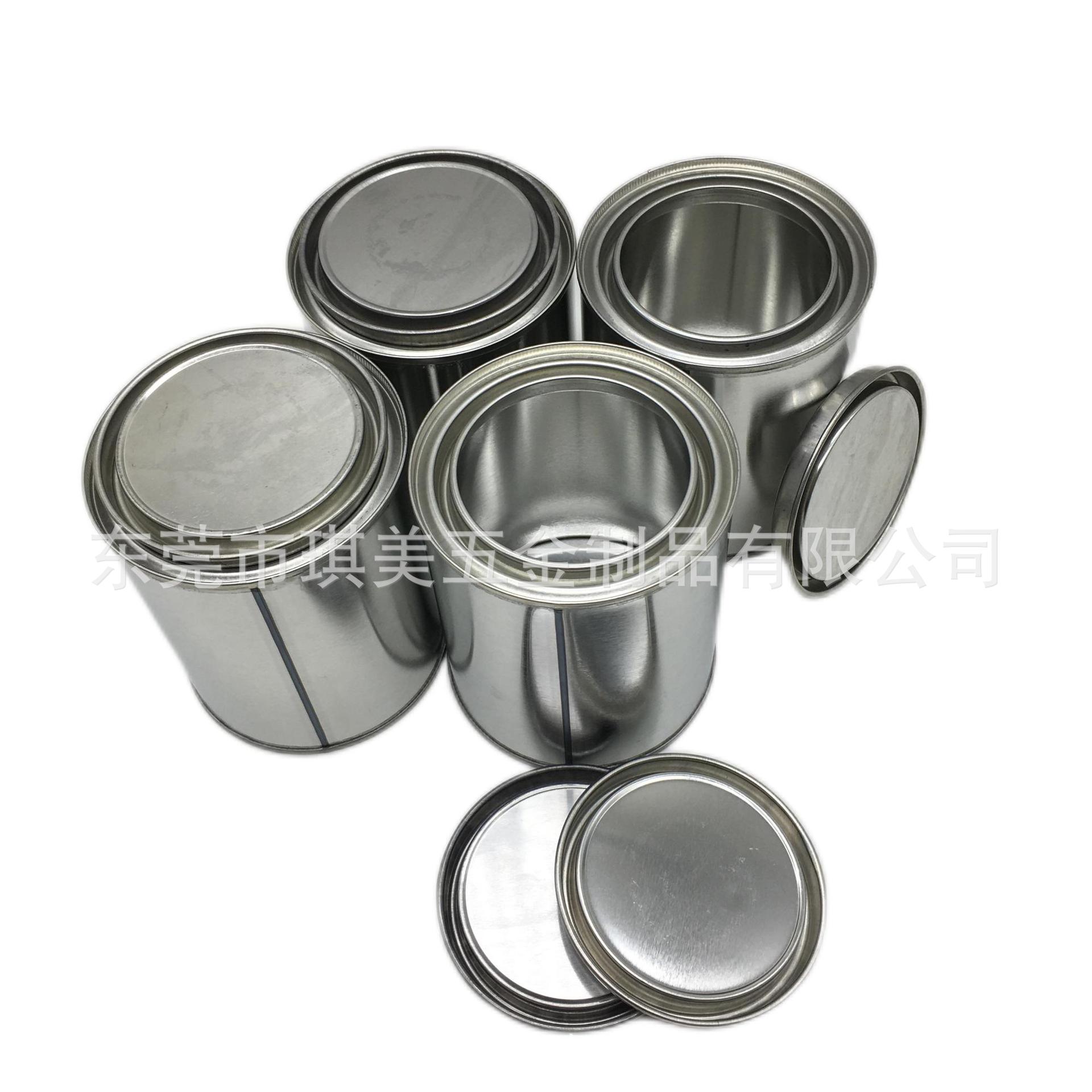 500ML单面光油圆铁罐油墨罐东莞