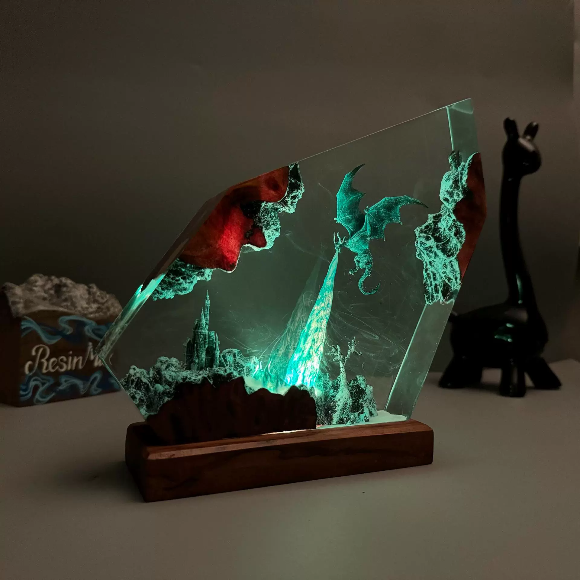 Night light, design statue, 3D, halloween, Birthday gift