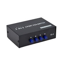 丰杰VGA切换器FJ-15-4 4进1出1080P高清 电脑显示器四进一出