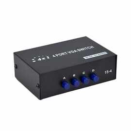 丰杰VGA切换器FJ-15-4 4进1出1080P高清 电脑显示器四进一出