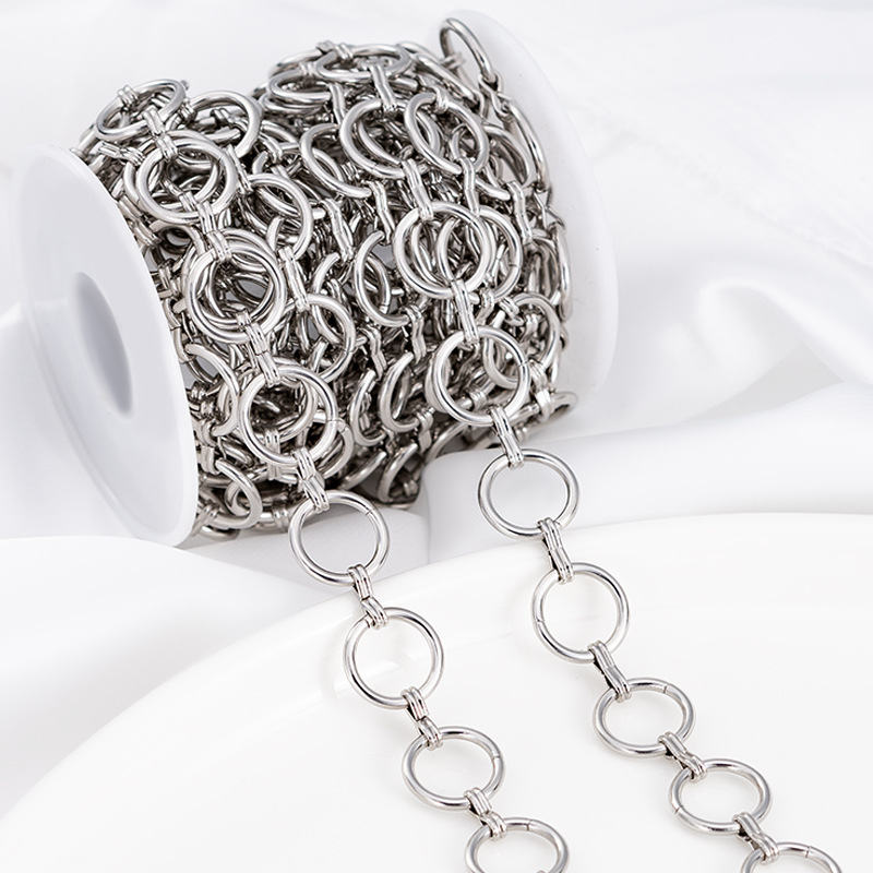 58g Weight Chain Jewelry Making Type 1 M Per Pack 304 Stainless Steel 14mmKS115059-Z Jewelry Accessories