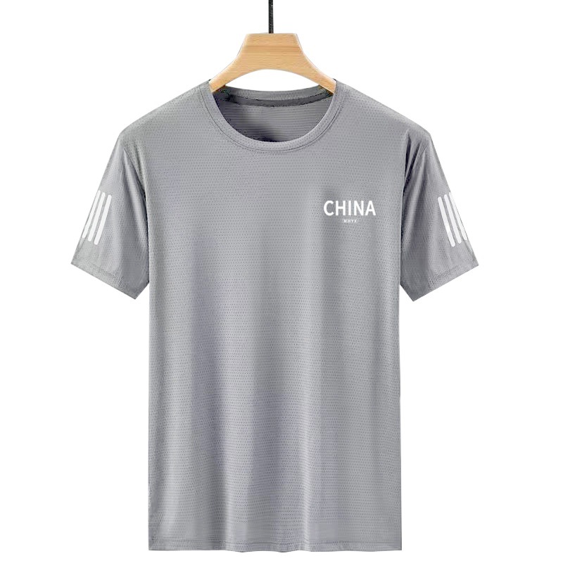 Camiseta deportiva para hombre, estilo verano 2026, de seda helada, malla fresca, transpirable, con protección solar y secado rápido, para parejas. image 6